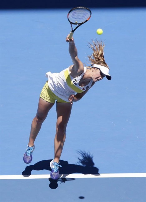 Элина Свитолина в матче с Сереной Уильямс на AUS Open-2015 (R3)