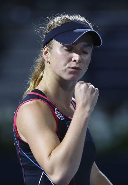 Элина Свитолина на турнире WTA Premier 5 в Дубае (ОАЭ)