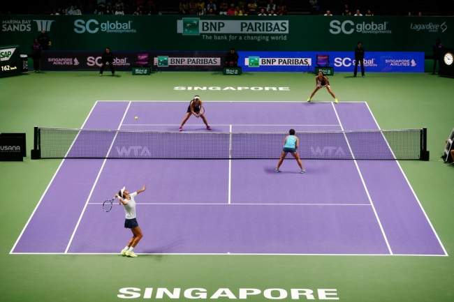 Сингапур. Определились первые участницы полуфиналов в парном разряде (+видео)