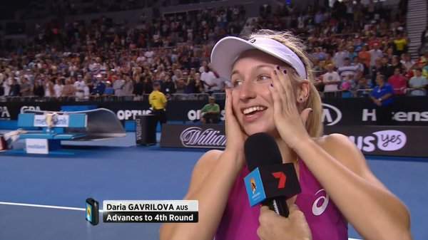Australian Open. Гаврилова продолжает радовать Австралию (+видео)