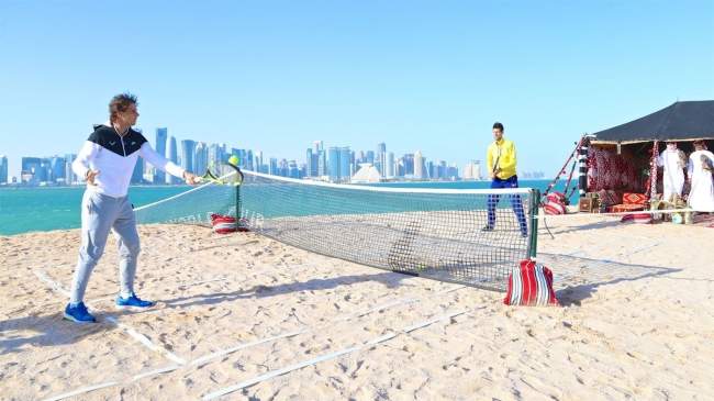 Доха. Джокович и Надаль ушли с традиционного корта (+фото и видео)