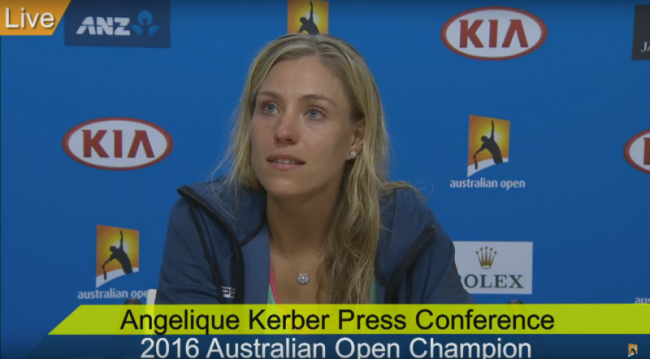 Анжелик Кербер: "Выиграв после матчбола у Дои, я поняла, что мне дали второй шанс на этом турнире" (+видео)