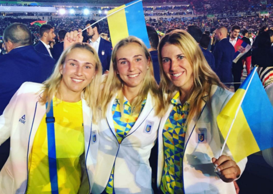 Украинские теннисисты на церемонии открытия Олимпиады (+фото и видео)
