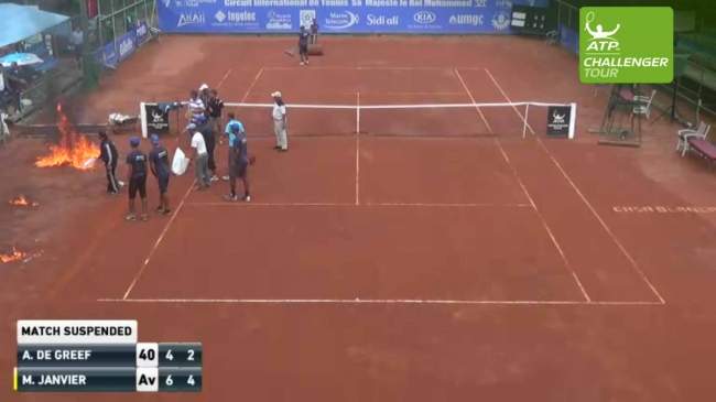 ATP Challenger Tour. Новый метод сушки кортов в Касабланке, Истомин вновь в финале домашнего турнира (+видео)