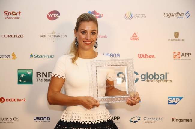 Кербер - "Теннисистка года" и другие награды от WTA по итогам сезона (+фото)