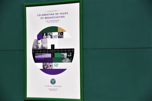 Три годовщины трансляции: организаторы Уимблдона представили официальный постер турнира