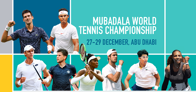 Завтра в Абу-Даби стартует выставочный турнир с участием Джоковича, Надаля и сестер Уильямс