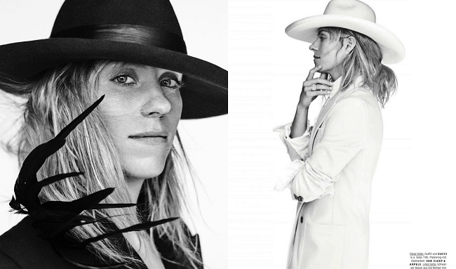 Кербер снялась в черно-белой фотосессии для "Vogue"