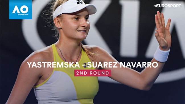Обзор матча Ястремская - Суарес-Наварро во втором круге Australian Open (ВИДЕО)