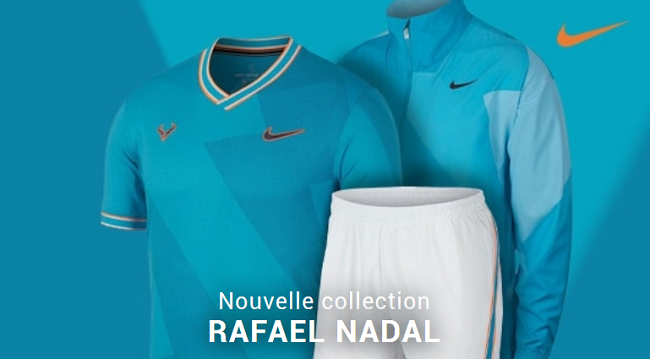 Бренд "Nike" показал коллекцию Надаля для грунтовых турниров