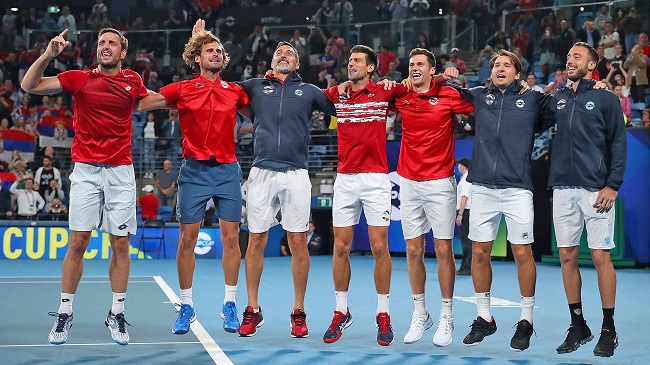 ATP Cup. Сборная Сербии выигрывает турнир в финале против Испании