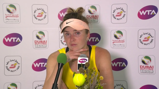 Элина Свитолина прокомментировала свое поражение в первом круге в Дубае
