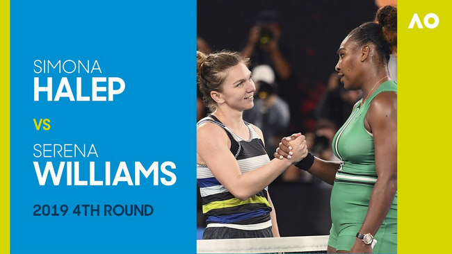 Классика Australian Open: Серена Уильямс - Симона Халеп в четвёртом круге (ВИДЕО)