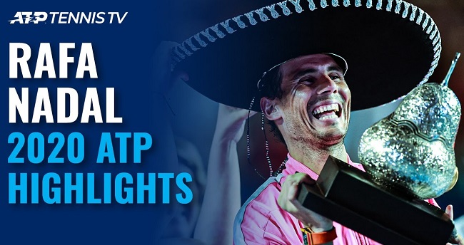 Рафаэль Надаль в обзоре лучших ударов и ярких моментов года в ATP (видео)