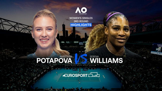 Обзор матча Анастасия Потапова - Серена Уильямс на Australian Open (ВИДЕО)