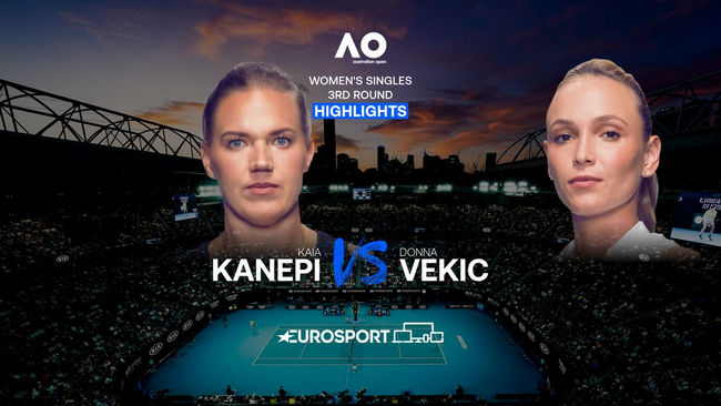 Обзор матча Кайя Канепи - Донна Векич на Australian Open (ВИДЕО)