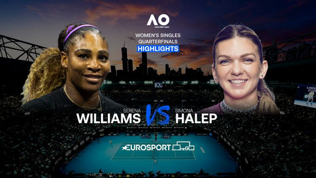 Обзор матча Серена Уильямс - Симона Халеп на Australian Open (ВИДЕО)