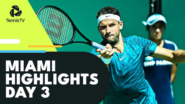 Обзор матчей пятницы на турнире ATP в Майами (ВИДЕО)