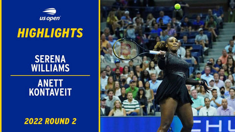 Обзор матча Серена Уильямс - Анетт Контавейт на US Open (ВИДЕО)