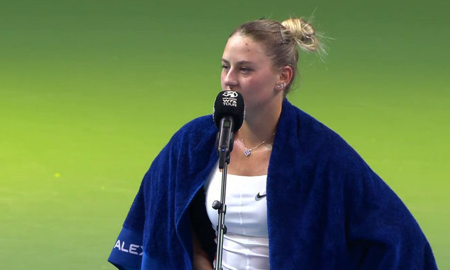 Марта Костюк: "Очевидно, що я хотіла закінчити матч проти Пери у двох сетах, але це теніс"