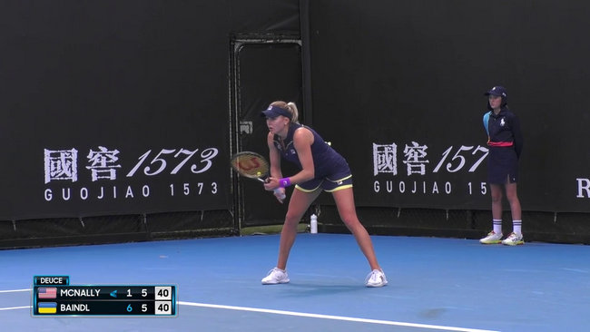 Обзор матча Катерина Байндл - Кэти Макнелли на Australian Open (ВИДЕО)