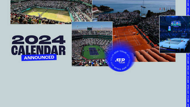 ATP опубликовала календарь турниров на 2024 год