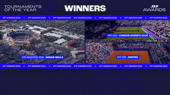 ATP назвала лучшие турниры 2023 года