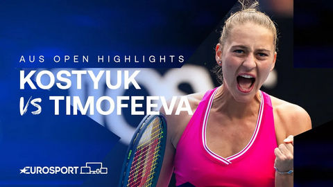 Обзор матча Марта Костюк - Мария Тимофеева на Australian Open (ВИДЕО)