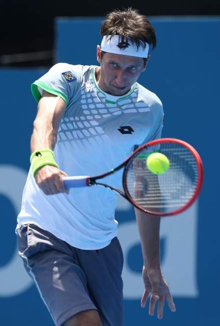 Сергей Стаховский на турнире ATP-250 в Сиднее