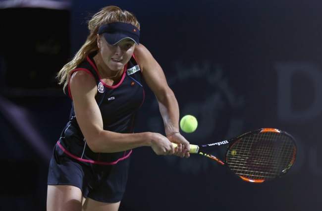 Элина Свитолина на турнире WTA Premier 5 в Дубае (ОАЭ)