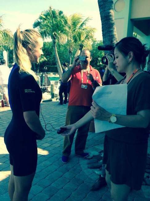 Элина Свитолина провела день в дельфинарии Майами