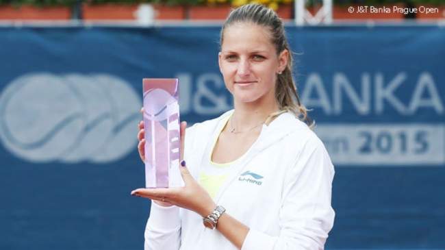 Прага (WTA). Плишкова выигрывает трофей в чешском финале (+видео)