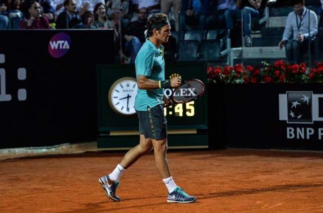 Рим (ATP). Федерер вновь обыгрывает Куэваса (+видео)