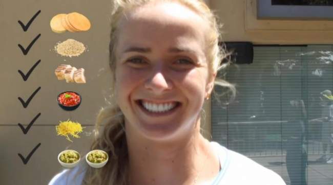 Рецепт идеального буррито и с кем из теннисистов Элина Свитолина отдохнула бы на острове (+видео)