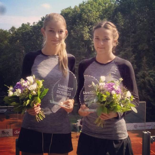 Прага (ITF). Марина и Надежда Колб - победительницы парного турнира