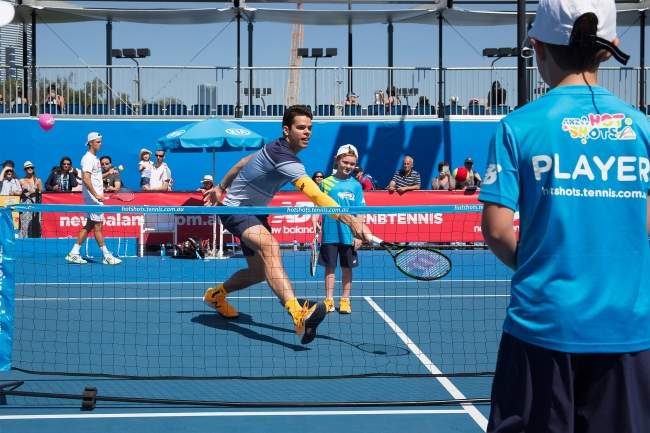 Australian Open. Джокович и компания повеселили зрителей "Детского Дня" (+фото и видео)