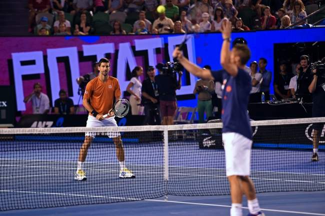 Australian Open. Джокович и компания повеселили зрителей "Детского Дня" (+фото и видео)