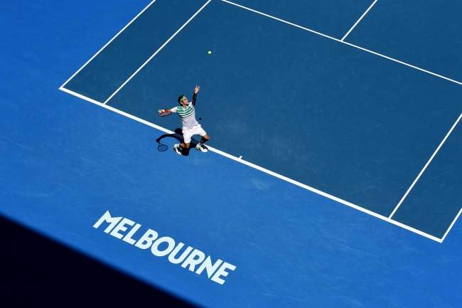 Australian Open. Федерер в матче с Долгополовым повторил свой рекорд 14-летней давности