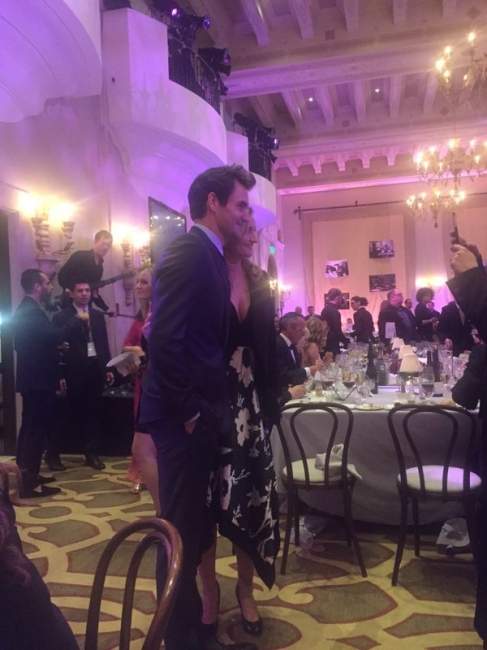 Серена Уильямс и Роджер Федерер на вечеринке премии "Оскар" (+фото)