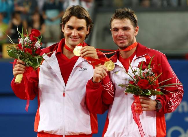 Олимпийский четверг: неожиданное "золото" Федерера и Вавринки (+фото и видео)