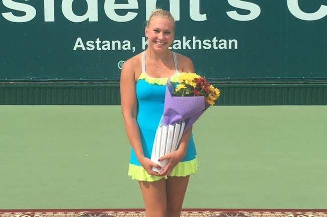 Сотникова выигрывает первый 25-тысячник в карьере (+видео)
