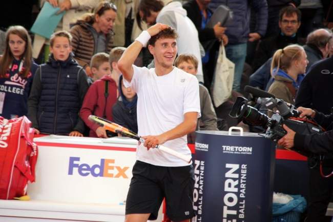Теннисист из второй сотни выбил лидера в Гамбурге, Феррер и Вердаско - в 1/2 в Бостаде (+видео)