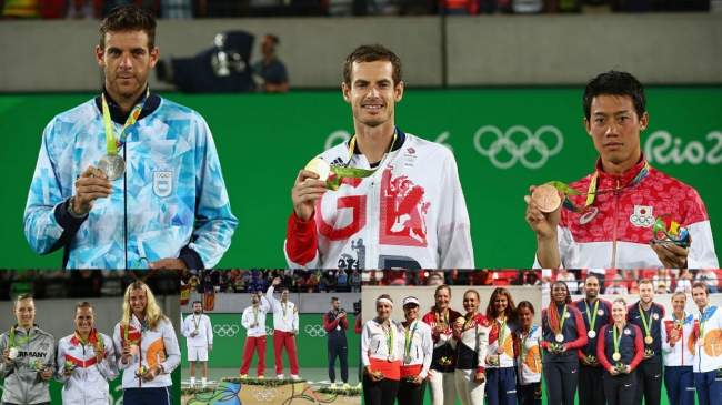 Известны все призеры теннисной Олимпиады в Рио (+фото)