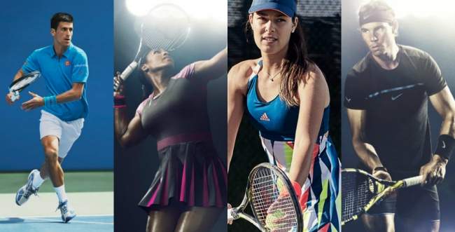 Коллекции "Nike", "Adidas", "Uniqlo" и "FILA" для Открытого чемпионата США (+фото)