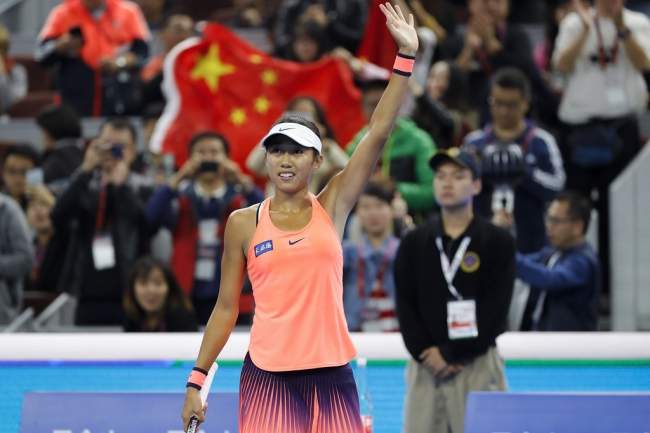 Пекин. Чжан Шуай - единственная китаянка в четвертьфинале домашнего турнира (+видео)