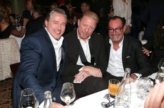 Кербер и Беккер вместе с братьями Кличко на благотворительном вечере в Берлине (ФОТО)