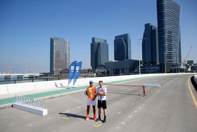 Маррей и Надаль сыграли в теннис на мосту (ФОТО)