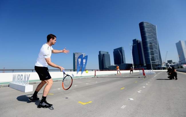 Маррей и Надаль сыграли в теннис на мосту (ФОТО)
