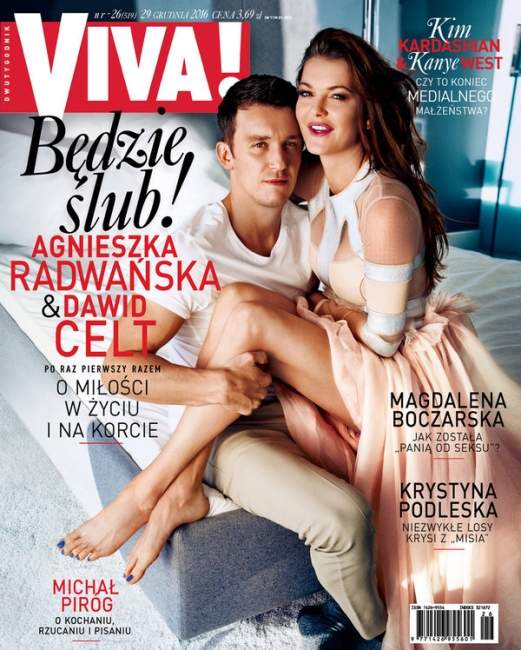 Радваньска и ее возлюбленный на обложке журнала "Viva!" 