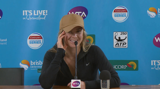 Элина Свитолина: "Некоторые люди говорят, что у меня не слишком агрессивный теннис, но мне нравится мой стиль игры"